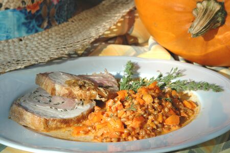 Steinschaler_Lammbraten mit_Kürbisgemüse