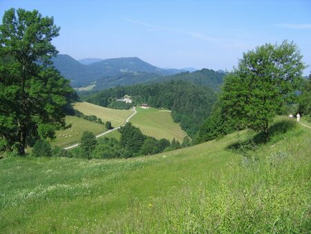Bild:Blick auf Eibeck-Zufahrt