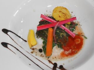 Vorspeise warm: Mangold-Soufflee - einfach herrlich!