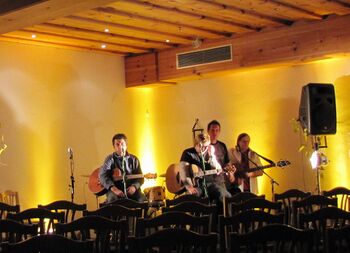 Generalprobe CD-Präsentation Apfelkompott