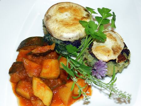 Champignon-Burger - vegan