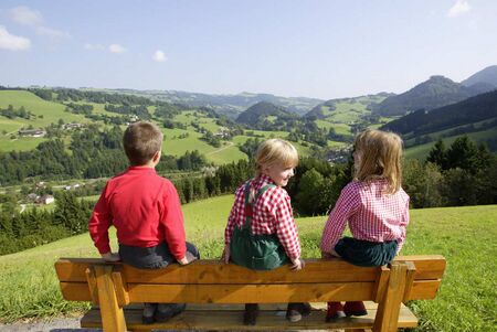 Blick ins Tal - Kinder