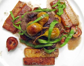 Mostbirnen als Beilage