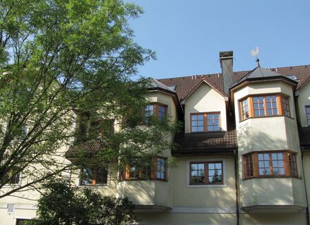 Fassade Südgartenhaus - Frühling