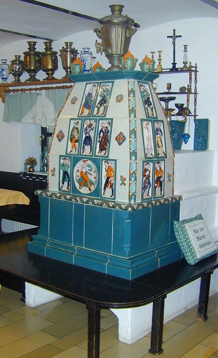 Kachelofen in der Stube