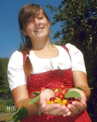 Dirndl mit Dirndln