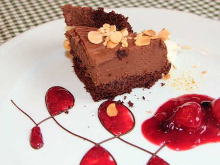 Auf Wunsch: veganen Schokokuchen