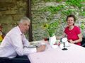 Interessenten der Kamingespräche: Familie Freund