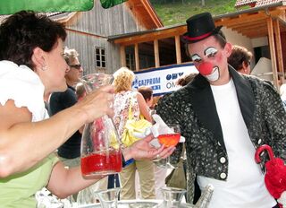 Sonja und Clown